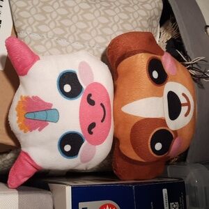 Unicorn and Dog Mini Pillows